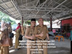 Wakili MUBA, Desa Tanjung Raya, Sanga Desa Ikut Lomba Desa Tingkat Provinsi