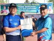 Pelti Muba Terima Kunjungan Pelti Rejang Lebong dan Gelar Pertandingan Tenis Persahabatan