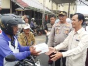 Polres Sedekah Rutin Nasi Kotak, PWI Siap Kolaborasi