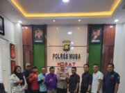 Gencar Bangun Sinergi, Kali Ini PWI Muba Kunjungi Polres Muba