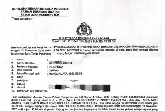 Diduga Persoalan Pribadi, Pejabat Disdik OKI Dianiaya Kader PKB di Acara Pembelajaran Mendalam