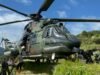 Aksi Heroik TNI AU, Heli Caracal HT-7206 Tembus Lereng Bukit Nagari Sungai Limau Distribusikan 2,3 Ton Bantuan Kemanusiaan